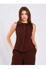 220563 Bisiklet Yaka Yelek Pantolon Takım