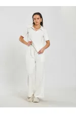 Pantalon à taille élastique 031628