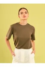 050733 Crew Neck Oversize T-Shirt