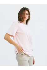 T-shirt oversize à col rond 050733