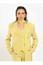 131049 V-neck Shawl Jacket