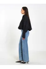 080795 Balon Poplin Gömlek