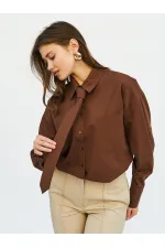 080733 Kravatlı Tek Cep Gömlek