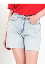 010877 Denim Mini Shorts