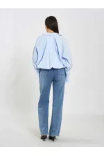 080795 Balon Poplin Gömlek