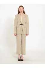 131066 Stella Jacket with Front Belt Buckle