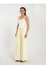 031641 Double Pleated Trousers with Trim