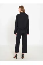 080820 Tencel Shirt with Lace Details