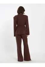 Pantalon à ceinture droite 031663