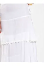 041040 Layered Ruffled Skirt