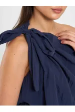 071886 One Shoulder Blouse