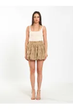 Jupe ballon avec corsage à la taille 041166