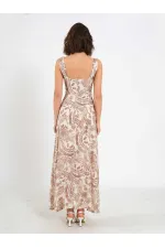 111557 Patterned Slit Dress