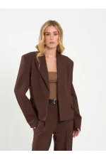 Veste oversize à épaules larges 131044