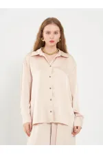 080771 Basic Saten Gömlek