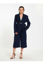 010872 Zincir Kemerli Bermuda