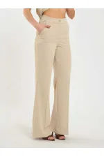 Pantalon à ceinture droite 031657