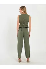 120738 Sırtı Tokalı Yelek