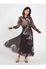 Chemise en mousseline effet aquarelle 080813