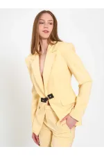 131066 Stella Jacket with Front Belt Buckle