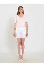 010877 Denim Mini Shorts