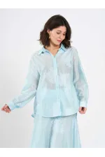 Chemise oversize brodée 080781