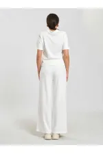 Pantalon à taille élastique 031628