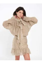 080810 Padded Front Pleated Shirt