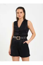 010874 Mini-shorts plissés