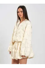 160893 Bomber Fermuarlı Ceket