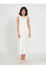 Robe midi sans manches 111717