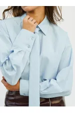 080733 Kravatlı Tek Cep Gömlek