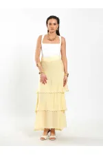 Jupe à volants superposés 041040