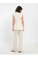 Gilet matelassé à un bouton 120736