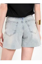 010877 Denim Mini Shorts