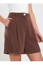 010875 Single Pleated Shorts