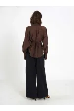 080812 Dantel Detaylı Gömlek