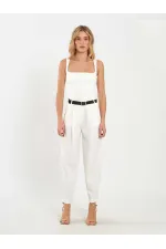 071857 Square Neck Strappy Blouse