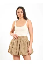 Jupe ballon avec corsage à la taille 041166