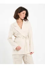 131052 Oversize Jacket with Belt