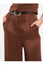 031624 Belt Detail Single Pleat Trousers