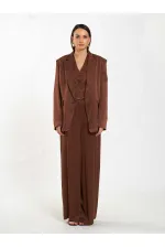 131055 Veste oversize à un bouton