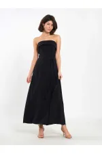 Robe bustier fendue 111706