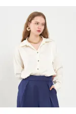 080771 Basic Satin Shirt