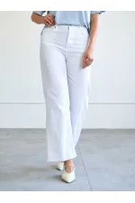 031666 Düz Paça Orta Bel Jeans