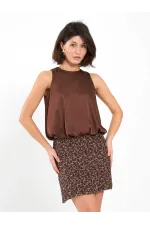 041184 Mini Bell-Shaped Sequin Skirt