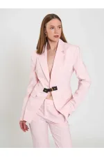 131066 Stella Jacket with Front Belt Buckle