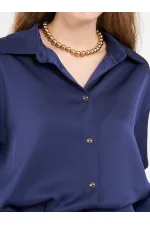 080771 Basic Satin Shirt