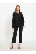 080820 Tencel Shirt with Lace Details