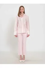 080820 Tencel Shirt with Lace Details